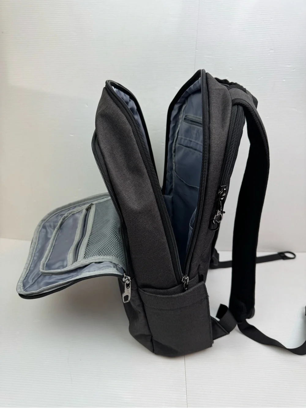 Kopack Laptop Computer Professional Slim Commuter Backpack Dark Gray Padded Bag